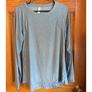 Women's Marika Light Blue Long Sleeve Tee Standard L